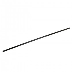 BLACK RAIL, ADHESIVE, 1000mm 15 mm H yapışkansız etiketler için siyah yapışkanlı ray 1000 mm