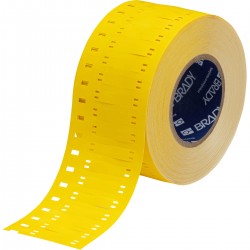 HSNX-400-2-YL BradyTag Termal ve Dot Matrix Yazdırılabilir Yapışkansız Etiketler
