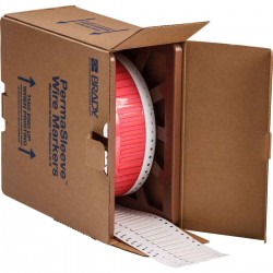 HX-125-150-WT 76 mm Kukalı PermaSleeve Heatex Polyolefin Tel İşaretleme Makaronları