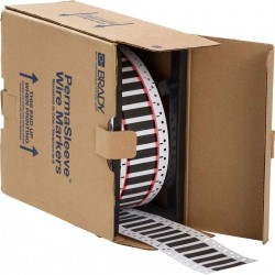 HX-250-2-BK-2 PermaSleeve Tel İşaretleme Makaronları