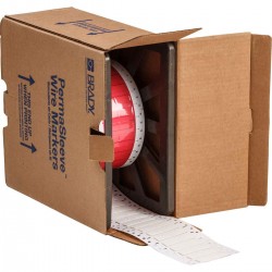 HX-250-150-WT-2 PermaSleeve Tel İşaretleme Makaronları