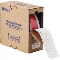 HX-250-2-WT PermaSleeve Tel İşaretleme Makaronları