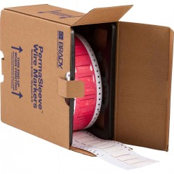 HX-375-150-WT 76 mm Kukalı PermaSleeve Heatex Polyolefin Tel İşaretleme Makaronları