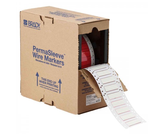 HX-375-2-WT-2 PermaSleeve Tel İşaretleme Makaronları