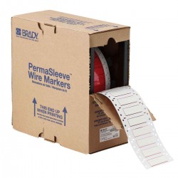 HX-375-2-WT PermaSleeve Tel İşaretleme Makaronları