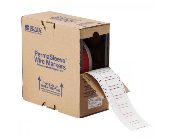 HX-500-150-WT-2 PermaSleeve Tel İşaretleme Makaronları HX-500-150-WT-2 PermaSleeve Tel İşaretleme Makaronları