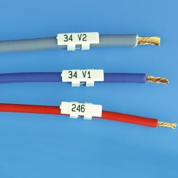 TAG ICS 211 3 STICKS WHITE . ICS yapışkansız etiket 4x11 D.2/4.2 3 ağaçlı beyaz
