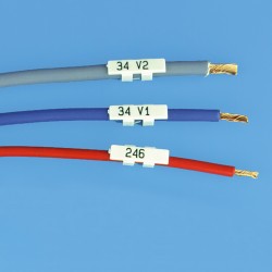 TAG ICS 200 3 STICKS WHITE . ICS yapışkansız etiket 4x16 D.2/4.2 3 ağaçlı beyaz