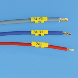 TAG ICS 200 3 STICKS YELLOW . ICS yapışkansız etiket 4x16 D.2/4.2 3 ağaçlı sarı