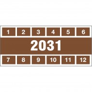 DATE INSPECTION LBLS B-500 2031 57x25 Denetim Tarihi Etiketleri