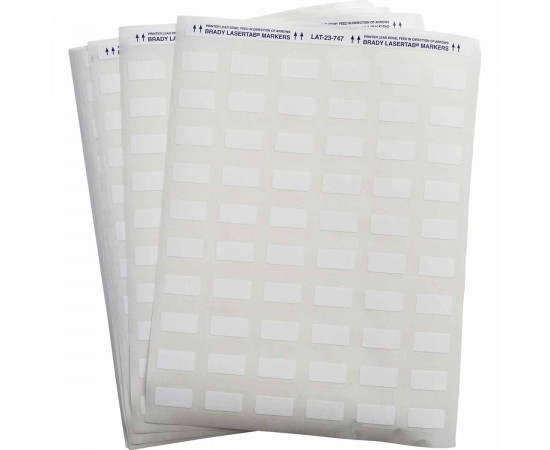 LAT-23-747-2.5 LaserTab Lazerle Yazdırılabilir Etiketler LAT-23-747-2.5 LaserTab Lazerle Yazdırılabilir Etiketler