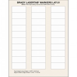 LAT-31-759-1 LaserTab Kağıt Etiketler