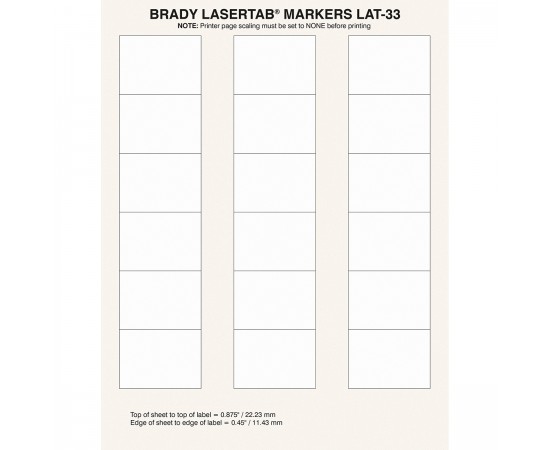 LAT-33-759-1 LaserTab Lazerle Yazdırılabilir Etiketler LAT-33-759-1 LaserTab Lazerle Yazdırılabilir Etiketler