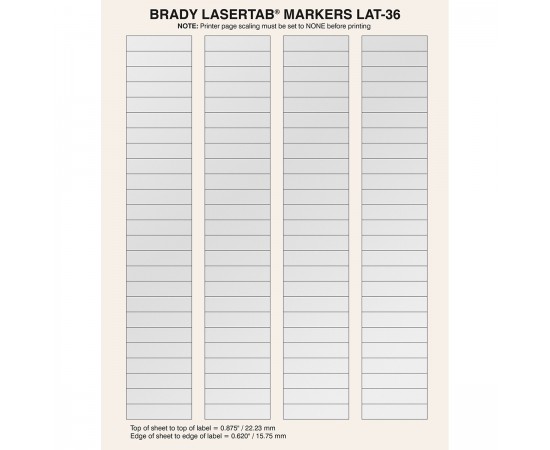 LAT-36-773-1 LaserTab Lazerle Yazdırılabilir Etiketler LAT-36-773-1 LaserTab Lazerle Yazdırılabilir Etiketler
