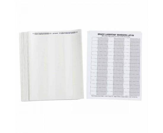 LAT-59-361-2.5 LaserTab Lazerle Yazdırılabilir Etiketler LAT-59-361-2.5 LaserTab Lazerle Yazdırılabilir Etiketler