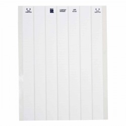 LAT-6-747-10 LaserTab Lazerle Yazdırılabilir Etiketler