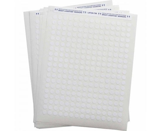 LAT-60-799-2.5 LaserTab Lazerle Yazdırılabilir Etiketler LAT-60-799-2.5 LaserTab Lazerle Yazdırılabilir Etiketler