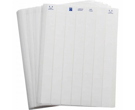 LAT-7-410-10 LaserTab Lazerle Yazdırılabilir Etiketler LAT-7-410-10 LaserTab Lazerle Yazdırılabilir Etiketler