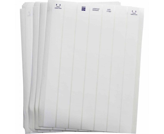 LAT-7-707-10 LaserTab Polyester Etiketler LAT-7-707-10 LaserTab Polyester Etiketler
