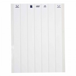 LAT-7-747-10 LaserTab Lazerle Yazdırılabilir Etiketler