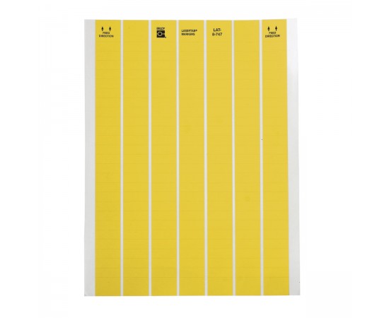 LAT-8-747-10-YL LaserTab Lazerle Yazdırılabilir Etiketler LAT-8-747-10-YL LaserTab Lazerle Yazdırılabilir Etiketler