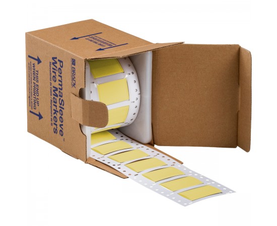 3PS-750-2-YL-S PermaSleeve Tel İşaretleme Makaronları 3PS-750-2-YL-S PermaSleeve Tel İşaretleme Makaronları