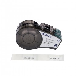 M21-131-595-WT M210 ve M211 yazıcı için Tüm Hava Koşullarına Uygun Kalıcı Yapışkan Vinil Etiketler