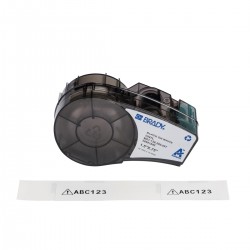 M21-136-595-WT M210 ve M211 yazıcı için Tüm Hava Koşullarına Uygun Kalıcı Yapışkan Vinil Etiketler
