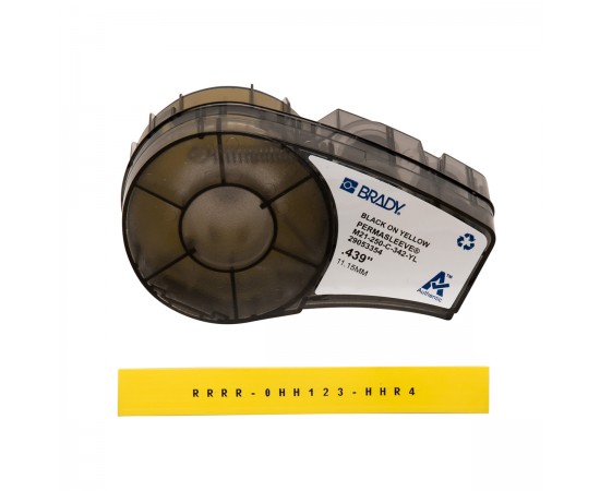 M21-250-C-342-YL M211; M210; BMP21-PLUS; BMP21 için PermaSleeve Isıyla Daralan Polyolefin Makaron M21-250-C-342-YL M211; M210; BMP21-PLUS; BMP21 için PermaSleeve Isıyla Daralan Polyolefin Makaron