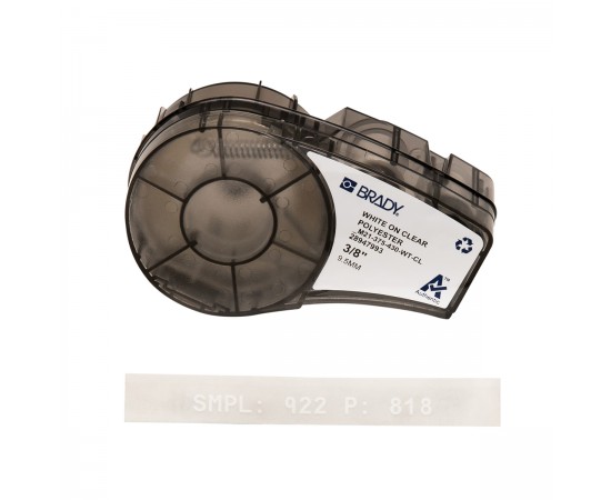M21-375-430-WT-CL M211; M210; BMP21-PLUS; BMP21-LAB; BMP21 için polyester bant M21-375-430-WT-CL M211; M210; BMP21-PLUS; BMP21-LAB; BMP21 için polyester bant