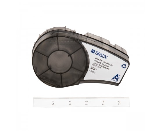 M21-375-499-TB M211; M210; BMP21-PLUS; BMP21; için Naylon Bez bant etiket M21-375-499-TB M211; M210; BMP21-PLUS; BMP21; için Naylon Bez bant etiket