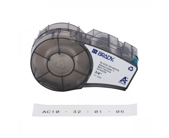 M21-750-414 M211; M210; BMP21-PLUS; BMP21-LAB; BMP21 için BradyGrip Cırt Bant Üstü Yazdırma Etiketleri M21-750-414 M211; M210; BMP21-PLUS; BMP21-LAB; BMP21 için BradyGrip Cırt Bant Üstü Yazdırma Etiketleri