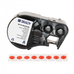 M-82-499-RD-BK M410/BMP41/M510/BMP51/M511 Etiket Yazıcı Etiketleri
