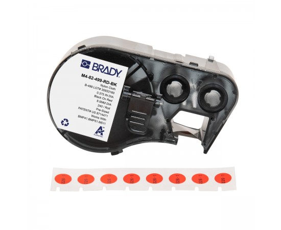M-82-499-RD-BK M410/BMP41/M510/BMP51/M511 Etiket Yazıcı Etiketleri M-82-499-RD-BK M410/BMP41/M510/BMP51/M511 Etiket Yazıcı Etiketleri
