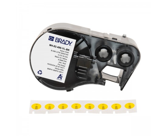 M-82-499-YL-BK M410/BMP41/M510/BMP51/M511 Etiket Yazıcı Etiketleri M-82-499-YL-BK M410/BMP41/M510/BMP51/M511 Etiket Yazıcı Etiketleri