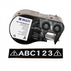 MC1-1000-595-BK-WT M410/BMP41/M510/BMP51/M511 Etiket Yazıcı Bandı