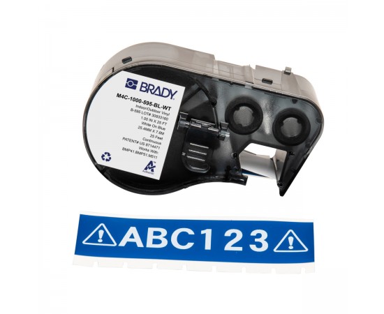 MC1-1000-595-BL-WT M410/BMP41/M510/BMP51/M511 Etiket Yazıcı Bandı MC1-1000-595-BL-WT M410/BMP41/M510/BMP51/M511 Etiket Yazıcı Bandı