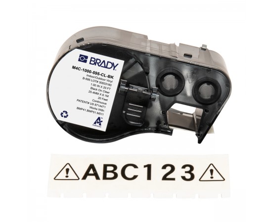 MC1-1000-595-CL-BK M410/BMP41/M510/BMP51/M511 Etiket Yazıcı Bandı MC1-1000-595-CL-BK M410/BMP41/M510/BMP51/M511 Etiket Yazıcı Bandı