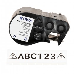 MC1-1000-595-WT-BK M410/BMP41/M510/BMP51/M511 Etiket Yazıcı Bandı
