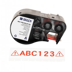 MC1-1000-595-WT-RD M410/BMP41/M510/BMP51/M511 Etiket Yazıcı Bandı