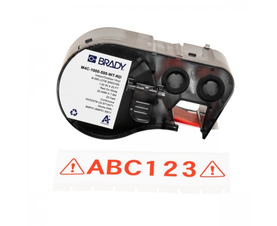 MC1-1000-595-WT-RD M410/BMP41/M510/BMP51/M511 Etiket Yazıcı Bandı MC1-1000-595-WT-RD M410/BMP41/M510/BMP51/M511 Etiket Yazıcı Bandı