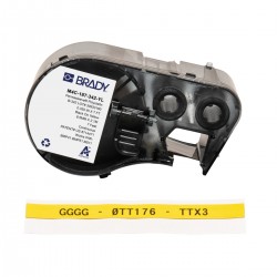 MC-187-342-YL M410/BMP41/M510/BMP51/M511 Etiket Yazıcısı PermaSleeve Kablo İşaretleme Makaronları