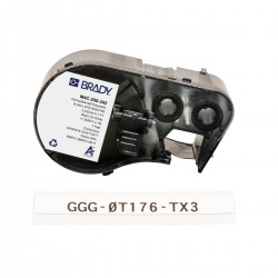 MC-250-342 M410/BMP41/M510/BMP51/M511 Etiket Yazıcısı PermaSleeve Kablo İşaretleme Makaronları