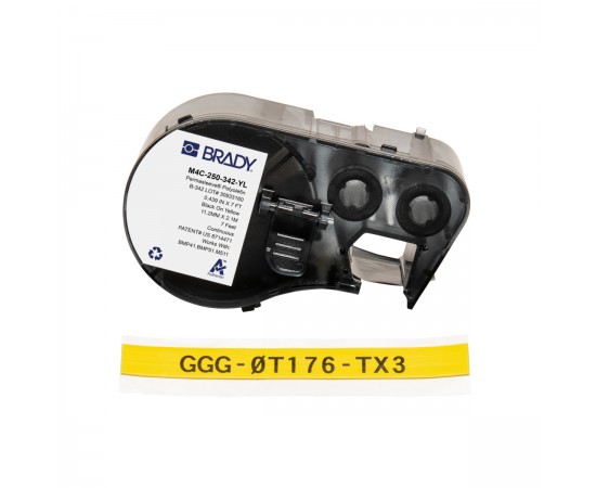 MC-250-342-YL M410/BMP41/M510/BMP51/M511 Etiket Yazıcısı PermaSleeve Kablo İşaretleme Makaronları MC-250-342-YL M410/BMP41/M510/BMP51/M511 Etiket Yazıcısı PermaSleeve Kablo İşaretleme Makaronları