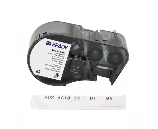M4C-250-414 M410/BMP41/M510/BMP51/M511 için BradyGrip Cırt Bant Üstü Yazdırma Etiketleri M4C-250-414 M410/BMP41/M510/BMP51/M511 için BradyGrip Cırt Bant Üstü Yazdırma Etiketleri