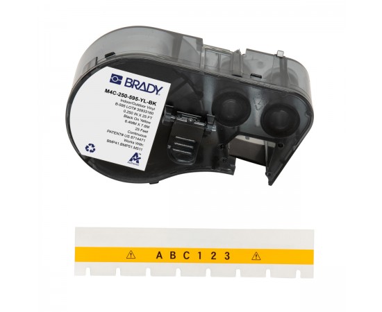 M4C-250-595-YL-BK M410/BMP41/M510/BMP51/M511 Etiket Yazıcı Bandı M4C-250-595-YL-BK M410/BMP41/M510/BMP51/M511 Etiket Yazıcı Bandı