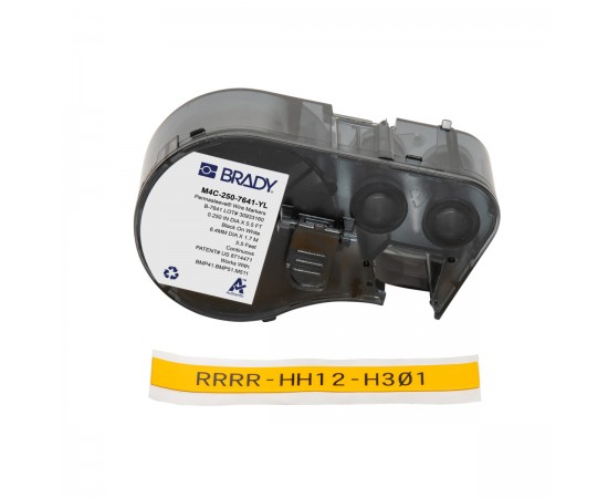 M4C-250-7641-YL M410/BMP41/M510/BMP51/M511 Düşük Dumanlı Halojensiz PermaSleeve Tel İşaretleme Makaronları M4C-250-7641-YL M410/BMP41/M510/BMP51/M511 Düşük Dumanlı Halojensiz PermaSleeve Tel İşaretleme Makaronları