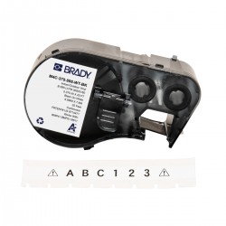 MC-375-595-WT-BK M410/BMP41/M510/BMP51/M511 Etiket Yazıcı Bandı