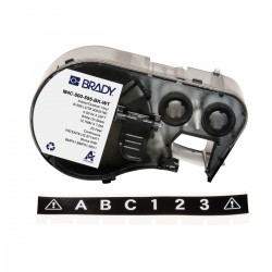 MC-500-595-BK-WT M410/BMP41/M510/BMP51/M511 Etiket Yazıcı Bandı