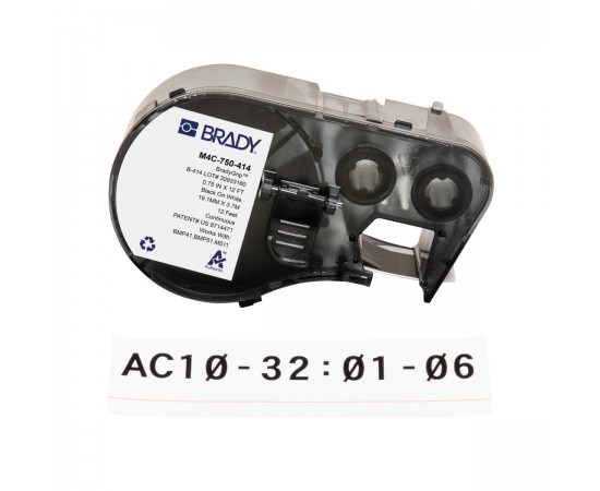 M4C-750-414 M410/BMP41/M510/BMP51/M511 için BradyGrip Cırt Bant Üstü Yazdırma Etiketleri M4C-750-414 M410/BMP41/M510/BMP51/M511 için BradyGrip Cırt Bant Üstü Yazdırma Etiketleri